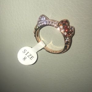 Rose Gold Hello Kitty Ring